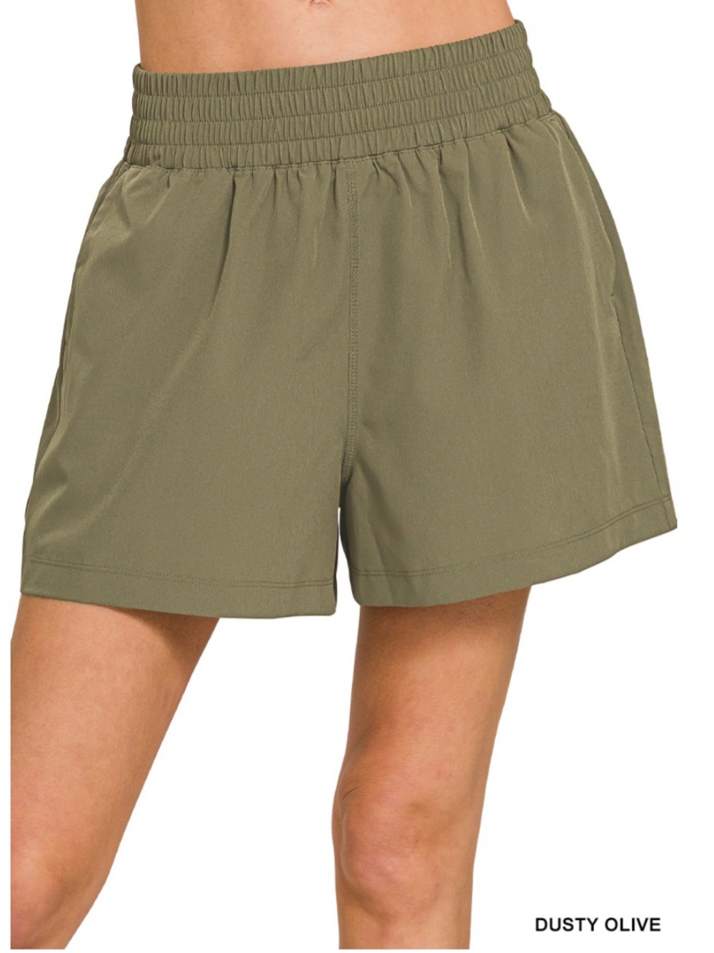 SOFT WOVEN LINED SHORTS WITH POCKET
